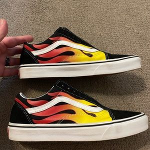Vans Old Skool flame